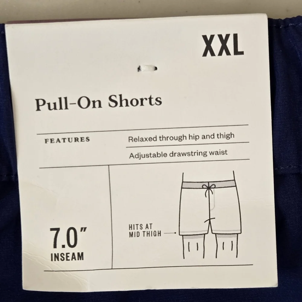 NWT Goodfellow Blue Game Day Shorts 7